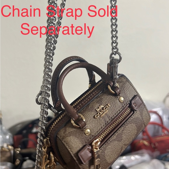 Coach Mini Rowan Bag Charm - Picture 2 of 5